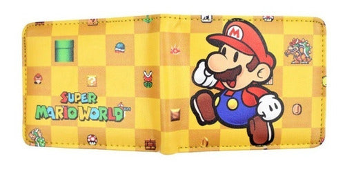 Billetera Cartera  Mario Bros Paper Mario Nintendo