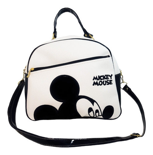 Bolso-mochila Doble Propósito Diseño Mickey Mouse Alta Gama