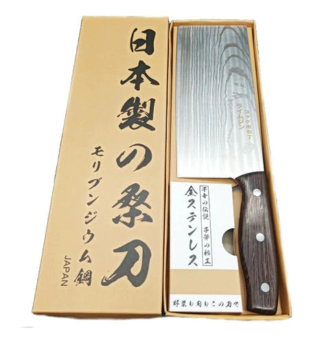 Cuchillo Japonés Profesional Acero Inoxidable Damasco 32cm –