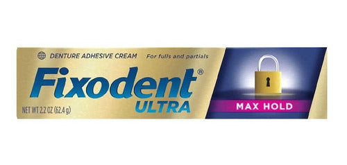 Fixodent Ultra Max Hold Adhesivo Dental, 62.4 Grs