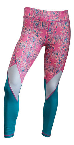 Legging Skechers Dama Rosa Azul Awl011mlt