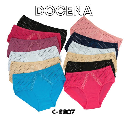 Ropa interior de algodón para mujer de la tercera edad, calzones de cintura  alta, pantalones sueltos diarios para mujeres mayores (color rosa 1