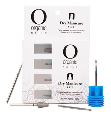 Dry Manicure Set De 4 Puntas Organic Nails