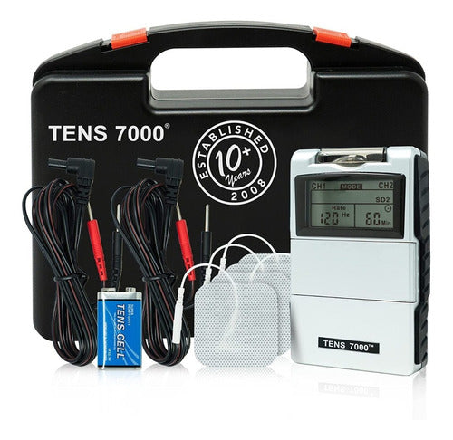 Electro Estimulador Tens 7000 2a Ed + 4 Electrodos Extra.