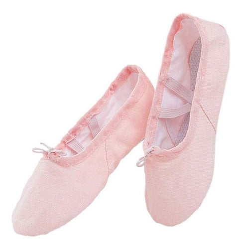 Zapatillas Ballet Niña. Zapatilla De Ballet De Lona Elástica