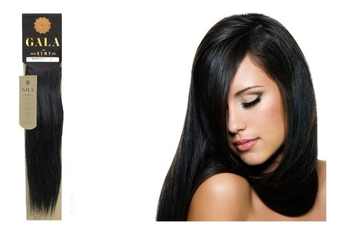 Extensiones Cabello 100% Natural Gala Remy 22 PLG Negro Nat.