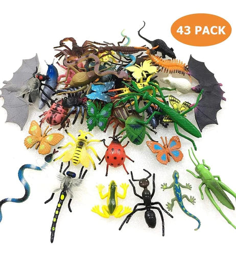 43 Pack De Falsos Insectos Mini Realistas Insectos Juguetes –