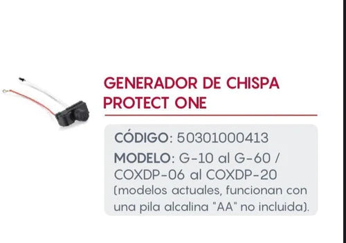 Generador De Chispa Calorex  Protect One 50301000413