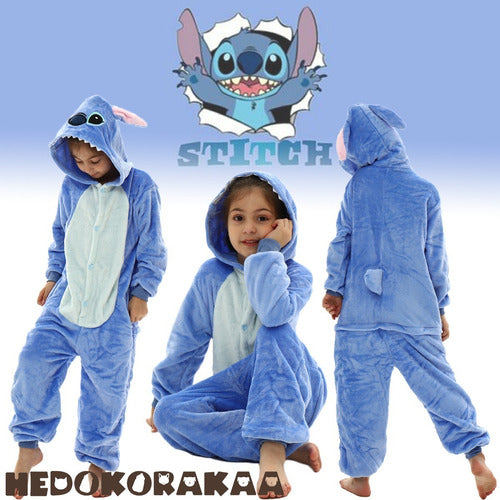 Pijama Kigurumi De Stitch. Todos Los Talles!