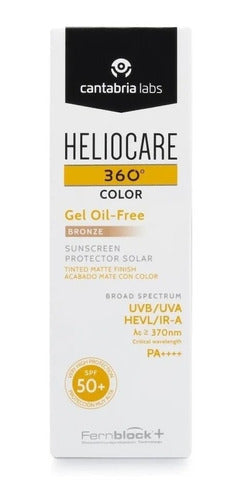 Heliocare 360 Gel Oil-free Color Bronze Spf50 50ml
