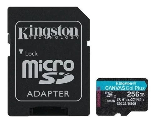 Memoria Kingston Micro Sdxc Canvas Go Plus 256gb Uhs-i U3v30