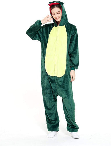 Kigurumi Dinosaurio Pijama Mameluco Disfraz Moda Cosplay
