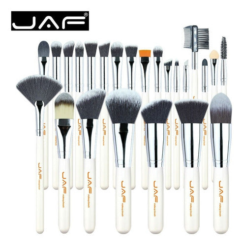 Jaf - Set De 24 Brochas De Maquillaje Profesionales
