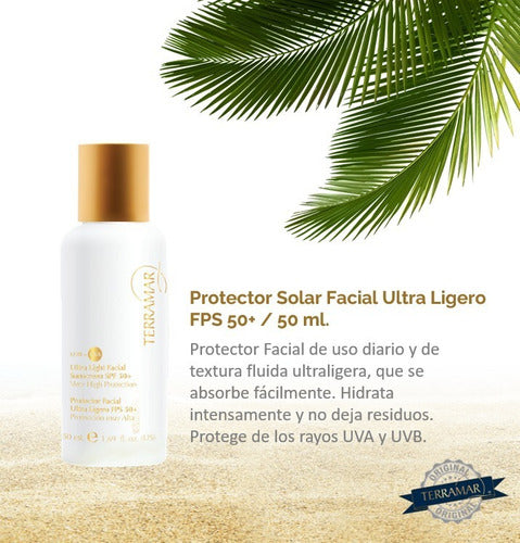 Protector Solar Facial Ultra Ligero Fps 50+ / 50 Ml.
