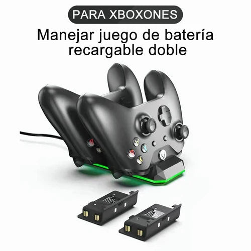 Cargador Controles Para Xbox Con Batería Recargable De600mah