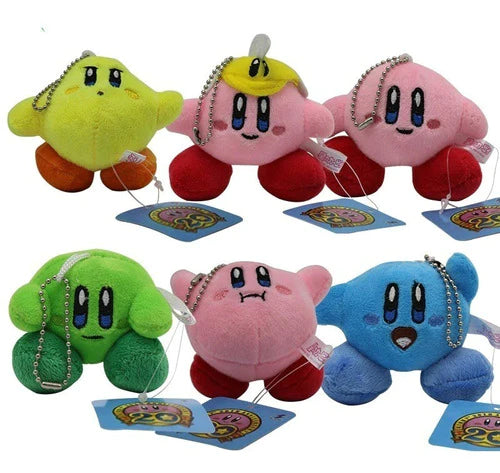 6 Peluches Kirby 20th Aniversary Nintendo 6 Cm Envio Gratis