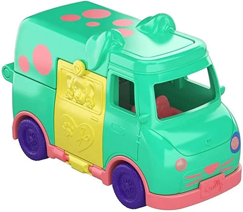 Mini Muñeca Polly Pocket Con Camioneta Y Accesorios Mattel