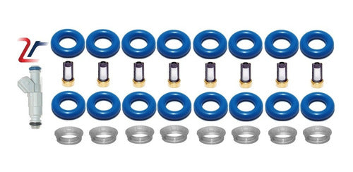 Kit Para Inyector Ford, Chrysler, Dodge (8 Jgos) Conica