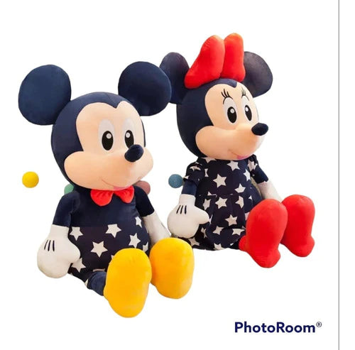 Set Peluches Mickye Y Minnie Mouse  30 Cm