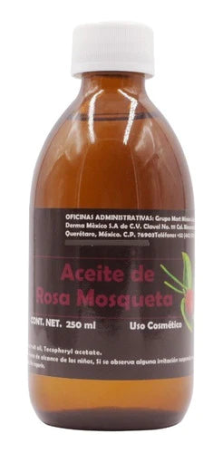 Aceite De Rosa Mosqueta 100% Virgen Puro Premium 250 Ml