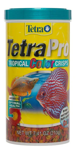Alimento Tetra Pro Tropical Color Crisp 210 Gramos Peces