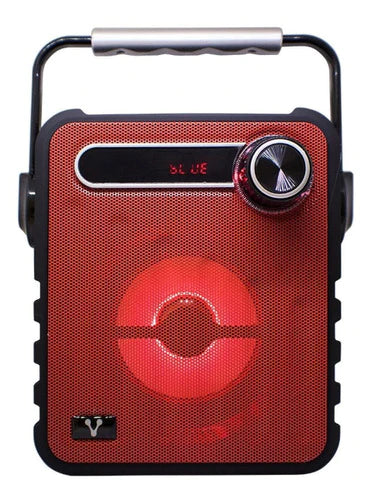 Vorago Bsp200 Bocinas Bluetooth Portatil Fm Recargable Roja