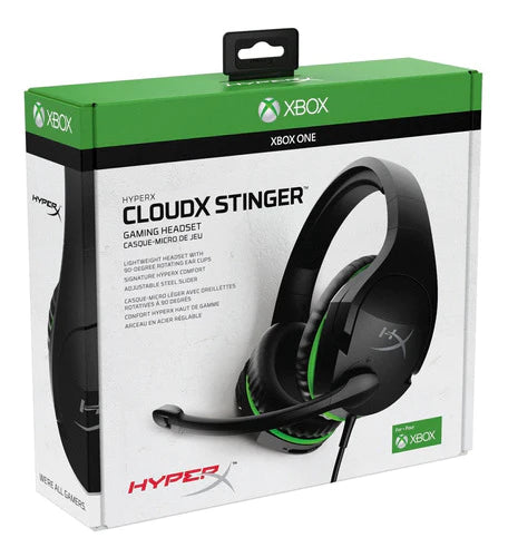 Audífonos Hyper X Cloud Stinger Licencia Xbox Chat Gaming