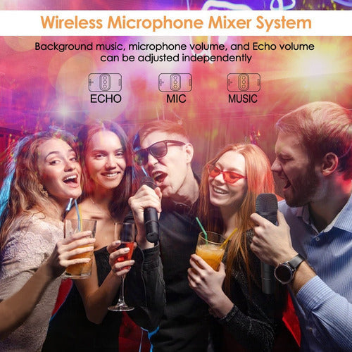 Sistema De Micrófono De Karaoke Inalámbrico Cresee