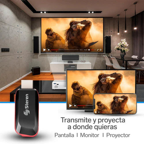 Adaptador 4k Wi-fi Espejo De Celular A Tv | Intv-070