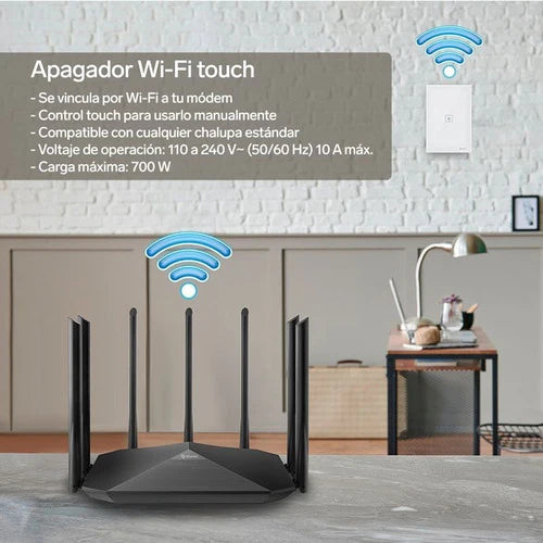 Apagador Inteligente Wi-fi Touch ( Alexa Y Google Assistant)