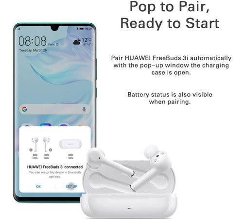 Audífonos In-ear Inalámbricos Huawei Freebuds Lite Blanco