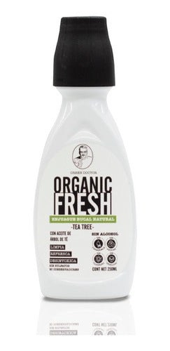 Enjuague Bucal  - Organic Fresh Tea Tree Y Carbon 6pack