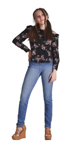Jeans Moda Mujer Stfashion Stone 51003811 Mezclilla Stretch