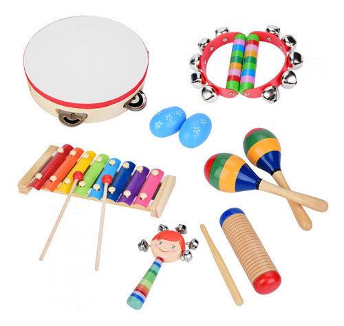 13 Piece Instrumentos De Percusión Para Niños