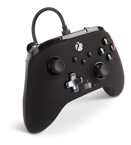 Control Joystick Powera Enhanced Wired Controller For Xbox Series X|s Black