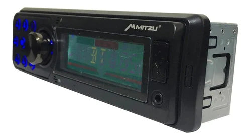 Autoestereo Mitzu Mcs-9924 Bluetooth Usb Aux Fm Reloj