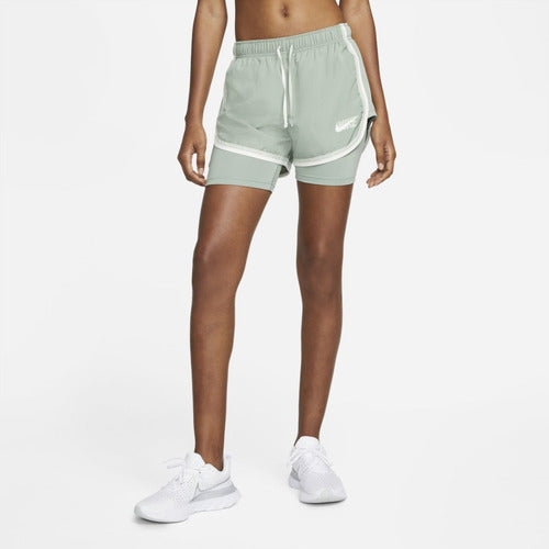Shorts Running 2-1 Para Mujer Nike Dri-fit Icon Clash Tempo