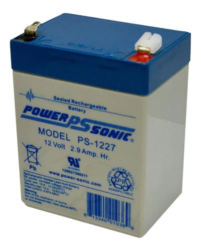 Baterías Ps1227 Power Sonic  12 Volts 2.9 Ampers Recargable