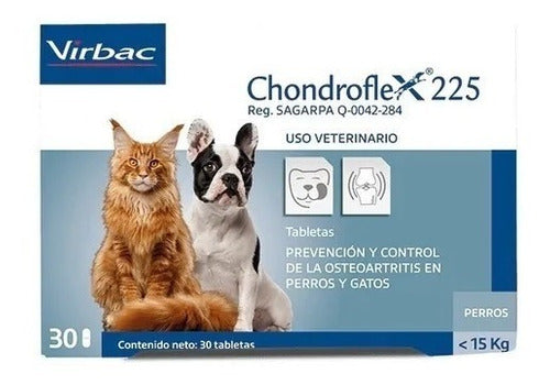 Chondroflex 225 Tab Virbac Perro/gato Menos De 15 Kg