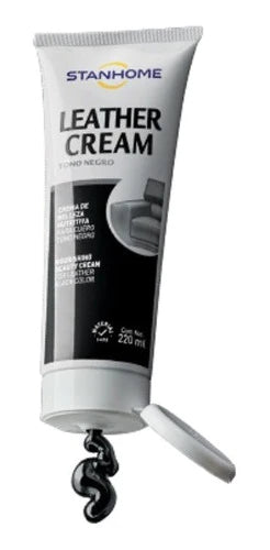 Stanhome 3 Pzas Leather Cream - Crema Para Cuero Tono Negro