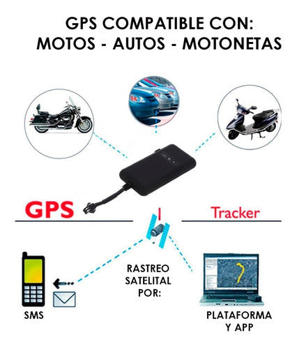 Gps Tracker Auto Moto Corta Corriente Plataforma Gratis