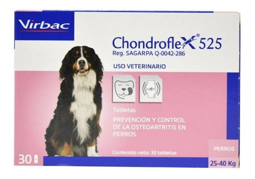 Chondroflex 525 Virbac 30 Tab Perros 25 A 40kg