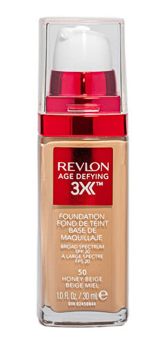 Maquillaje Líquido Revlon Agedefying  3x Foundati Honeybeige