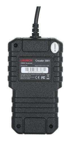 Launch Creader 3001 Escáner Automotriz Obd2 Multimarca Motor