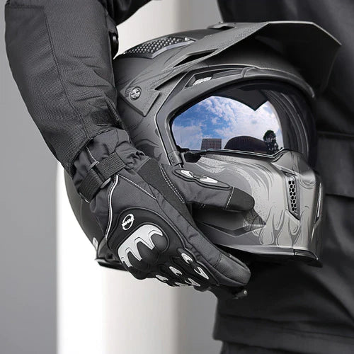 Guantes Moto Motociclista Impermeables Protecciones Táctil
