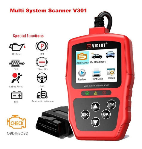 Vag Com V301 Vident Español Multi Systemas Escaner Original