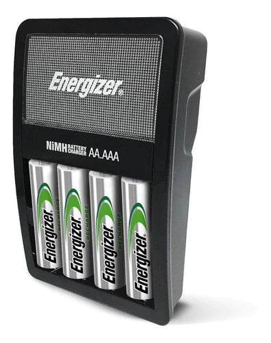 Cargador De Pilas Energizer Maxi + 4 Pilas Recargables Aaa
