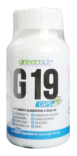 (3 Pzas) G-19 (60 Caps) Greenside