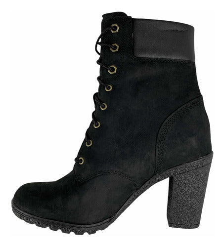 Timberland Tacon Mujer Glancy Negro 8432a Look Trendy