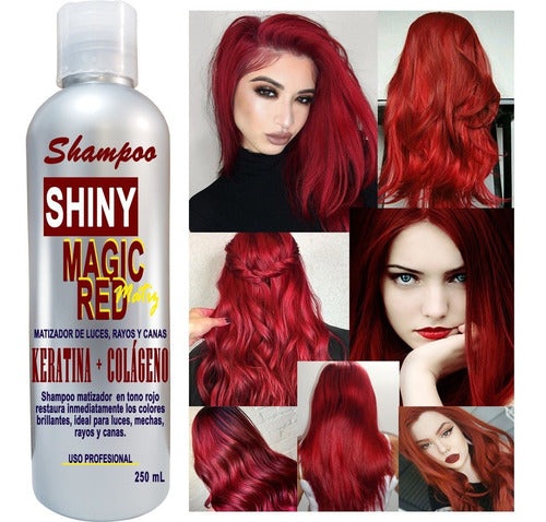 Shampoo Matizador Cabellos Rojos Shiny Magic Red